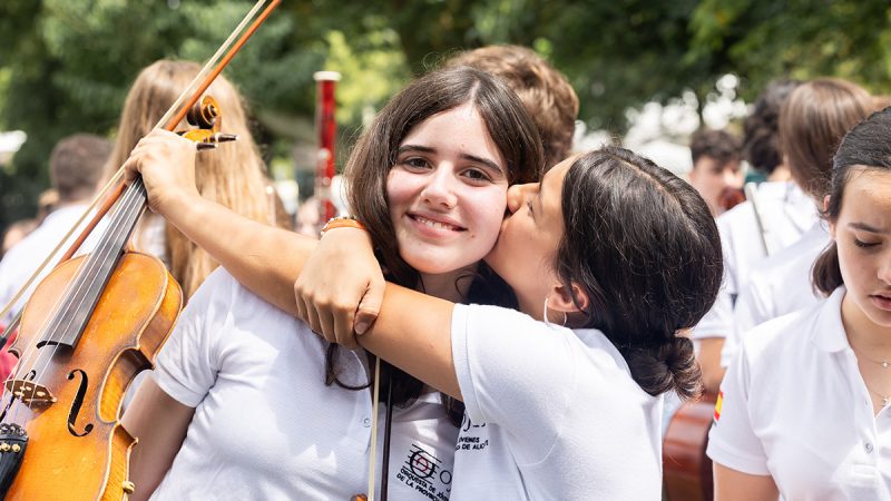 Beso amistad